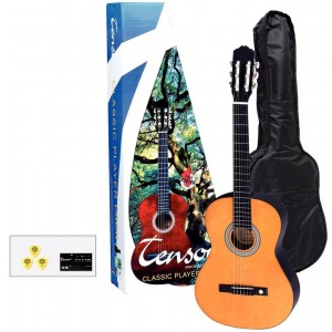 Koncertn gitara TENSON 4/4-Player-balenie gitara tnovan do medovej farby